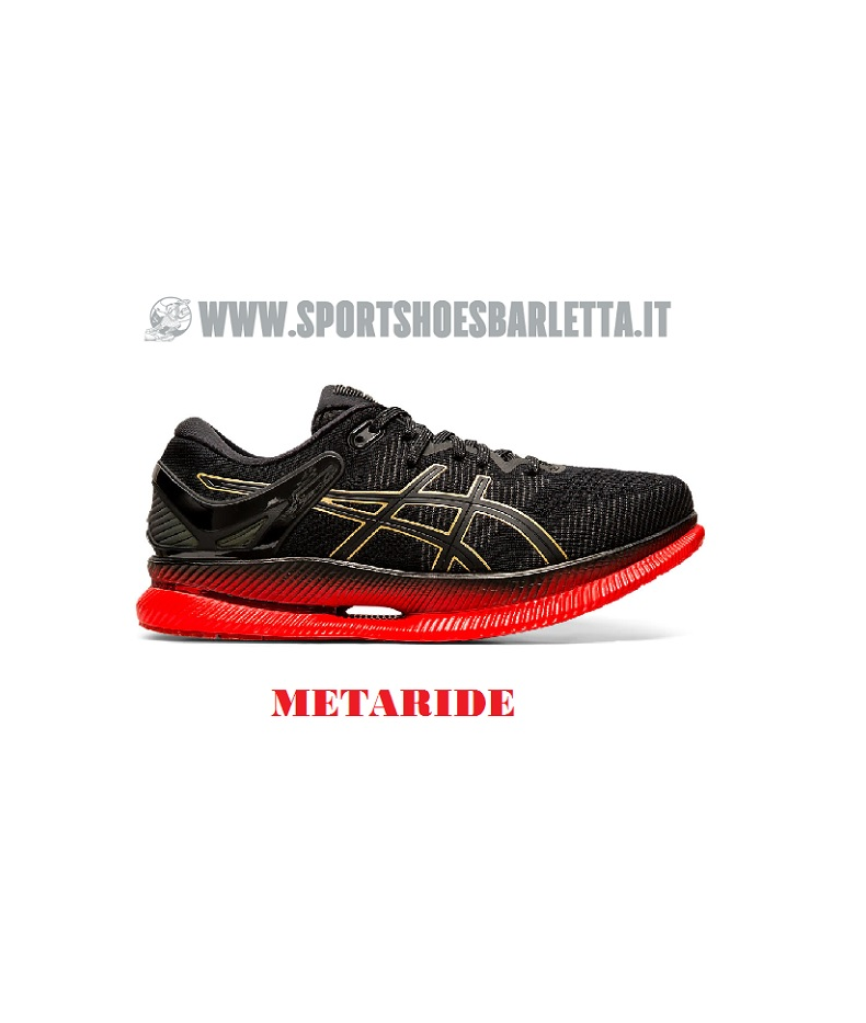 ASICS META RIDE BLACK/CLASSIC RED